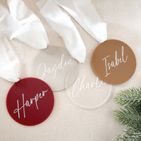 Personalised Name Xmas Ornaments