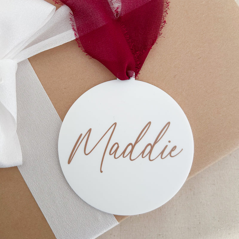 Personalised Name Xmas Ornaments