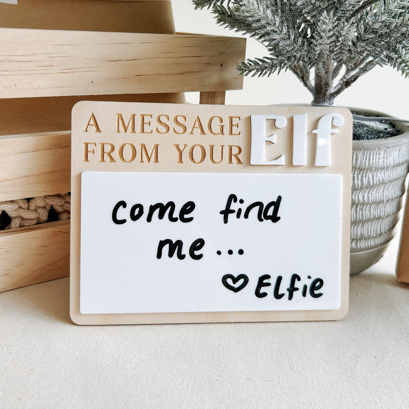 Elf Message Board - Timber