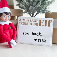 Elf Message Board - Luxe White