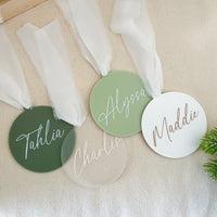 Personalised Name Xmas Ornaments