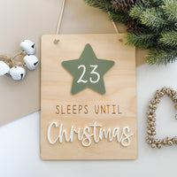 Wooden acrylic countdown calender