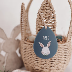 Personalised Easter bunny gift basket tags