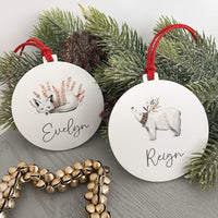 personalised Tree  name christmas bauble ornament family xmas