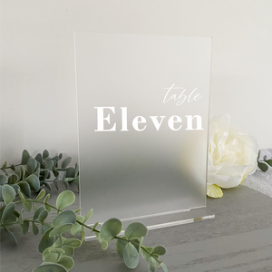 Rectangle acrylic table number modern beige pink green olive sage boho classic wedding style table decorations