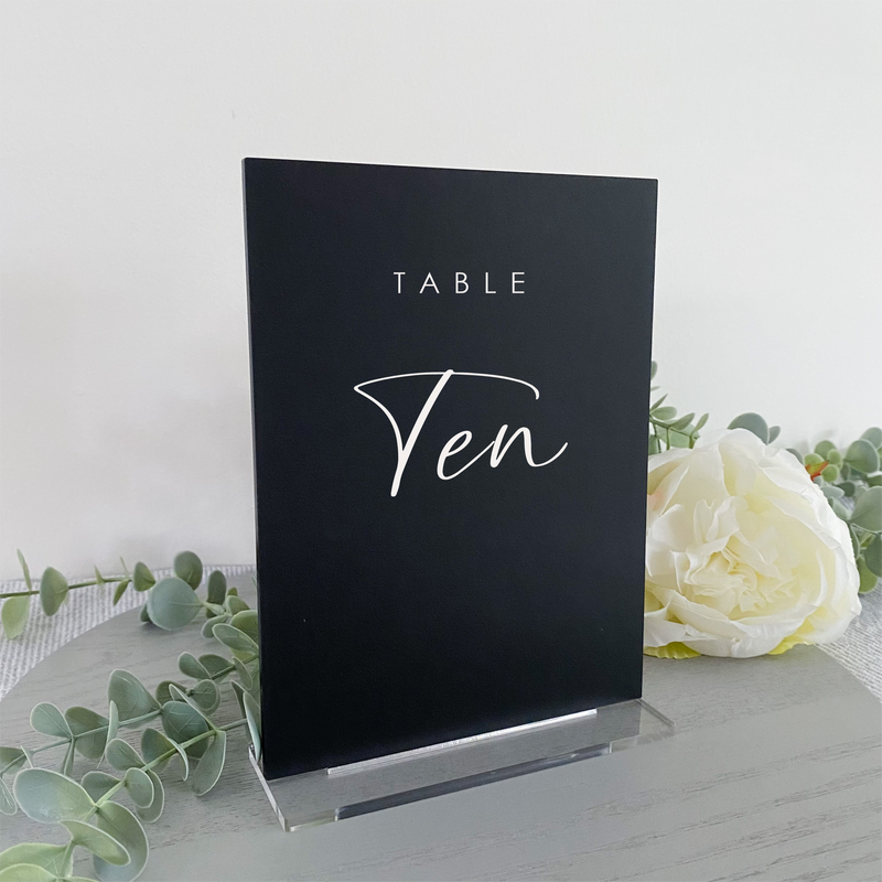 Rectangle acrylic table number modern beige pink green olive sage boho classic wedding style table decorations